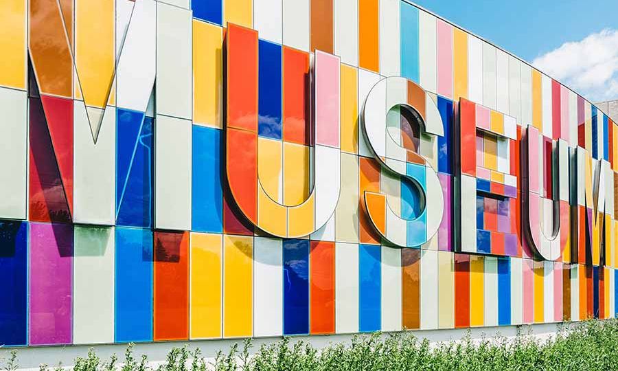 Colorful Museum Sign