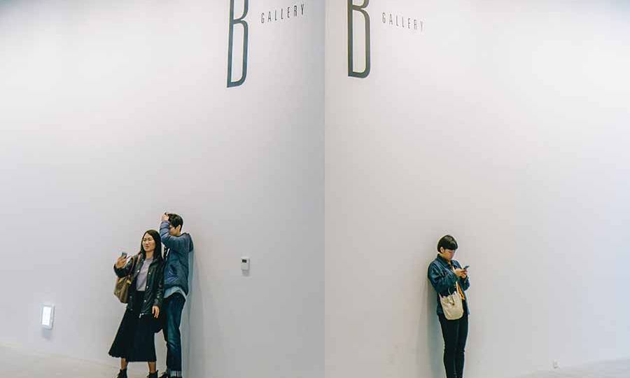 People in a Gallery