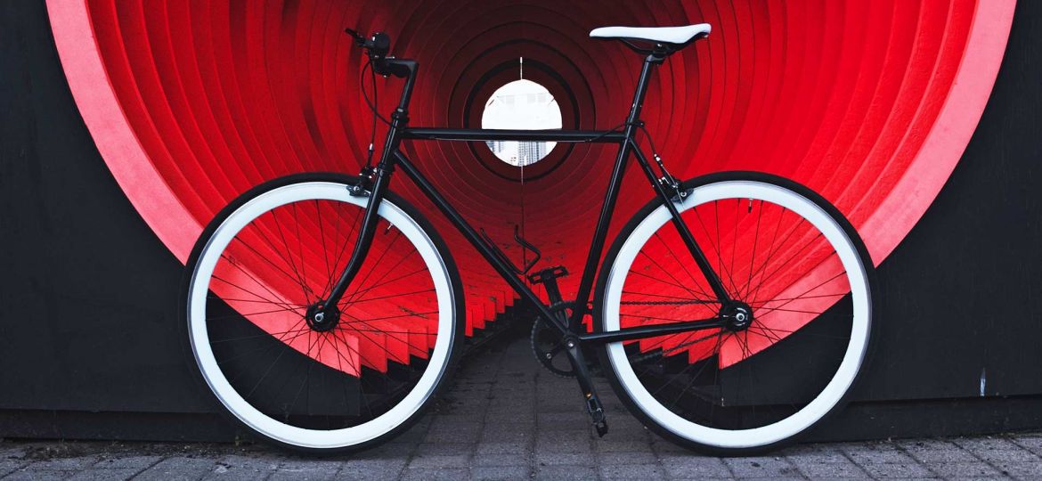 Bicycle in front of Red Tunnel